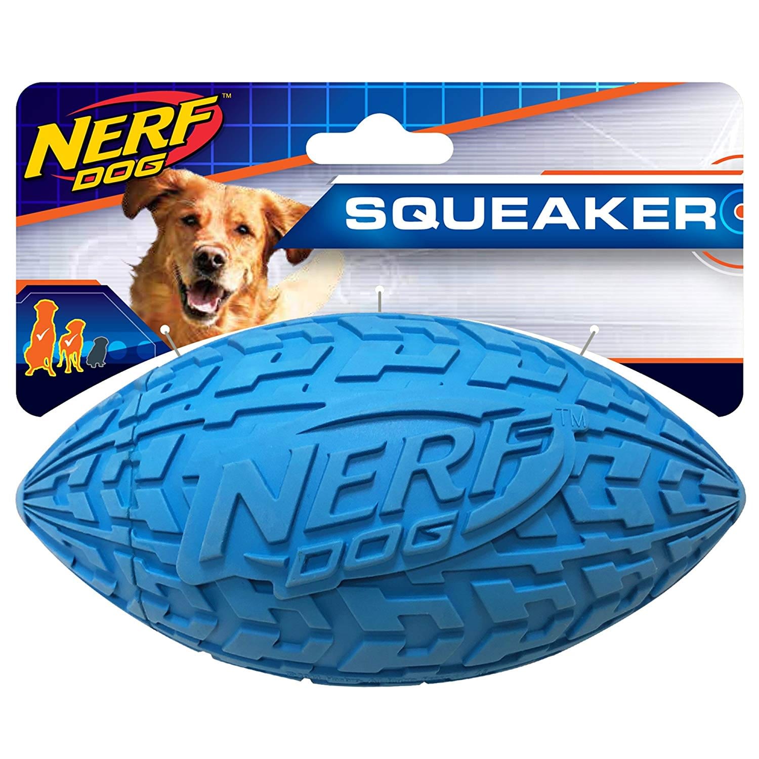 nerf squeaker football