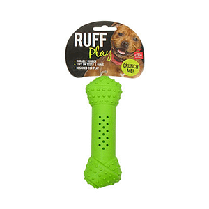 Ruff Play Crunchy Knot Bone - Green