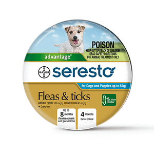 Seresto Flea & Tick Collar for Puppies and Small Dogs