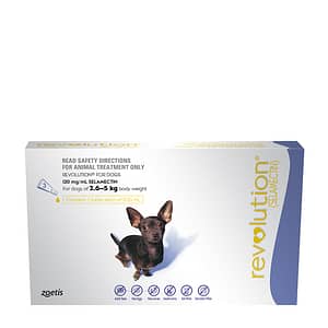 Revolution Dog 2.6-5KG + Canex Intestinal Wormer