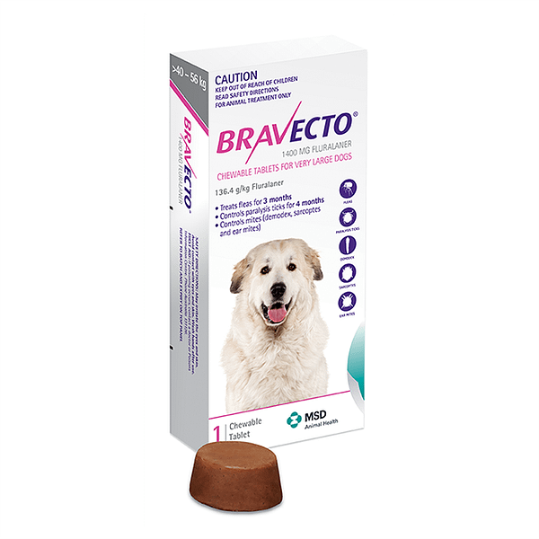 Bravecto Dog 40-56kg Purple
